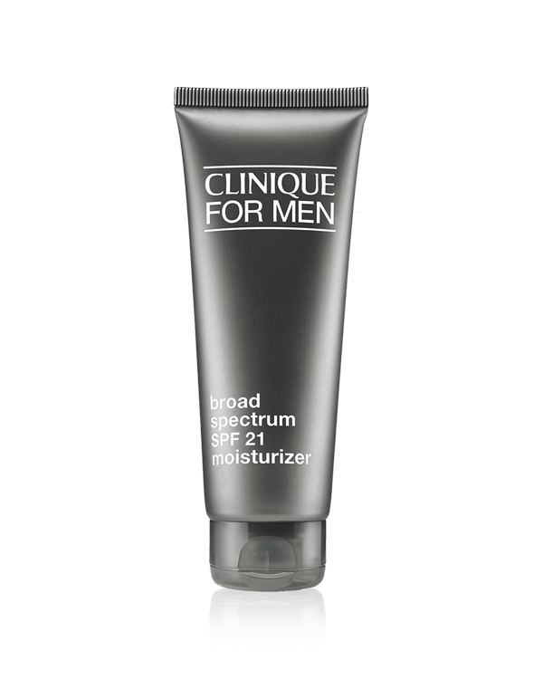 Clinique For Men SPF 21 Moisturizer, Lightweight, oil-free hydration plus daily UVA/UVB protection.