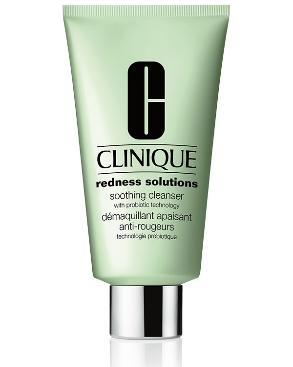 Redness Solutions &lt;br&gt; Soothing Cleanser &lt;br&gt; With Probiotic Technology, Non-drying cream cleanser melts away makeup and impurities.