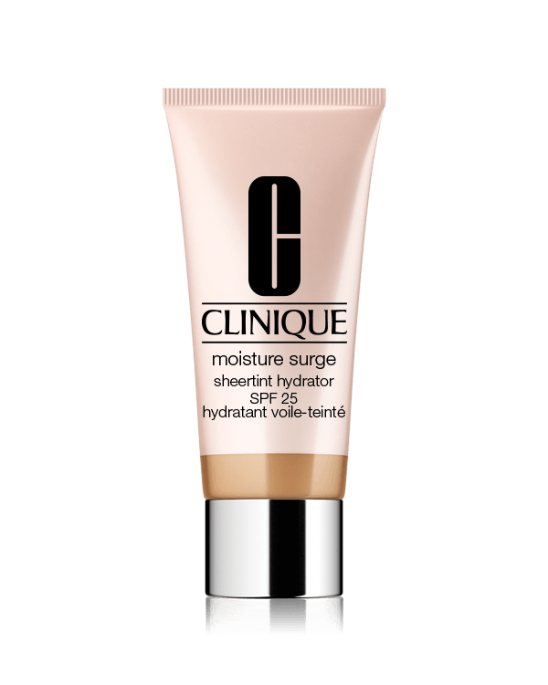 Moisture Surge™ Sheertint Hydrator SPF 25, A tinted hydrator that provides 12 hours of hydration, complexion perfection and protection all in one.