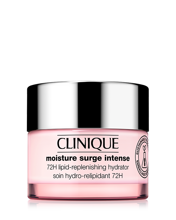 Moisture Surge™ Intense 72H Lipid-Replenishing Hydrator, Rich cream-gel delivers 72-hour hydration for velvety-smooth skin.