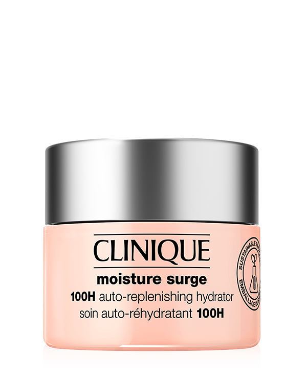 NEW Moisture Surge™ 100H Auto-Replenishing Hydrator, Refreshing oil-free, gel-based moisturizer penetrates deep, lasts 100 hours.