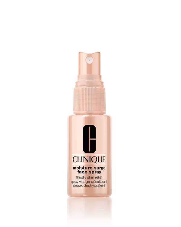 Moisture Surge™ Face Spray Thirsty Skin Relief, Spritz on a refreshing boost of oil-free moisture anytime.