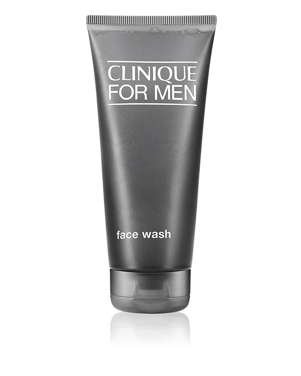 Clinique For Men Face Wash, Gentle yet thorough cleanser for normal to dry skins.
